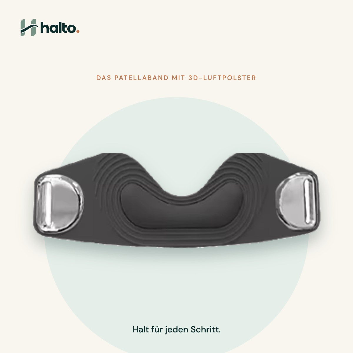 HALTO Patellaband mit 3D-Luftpolster
